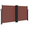 vidaXL Retractable Side Awning Brown