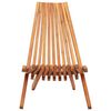 vidaXL Outdoor Chair Brown Solid Acacia wood Standard Foldable