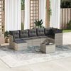 vidaXL Garden Sofa Set Light Grey, Dark Grey