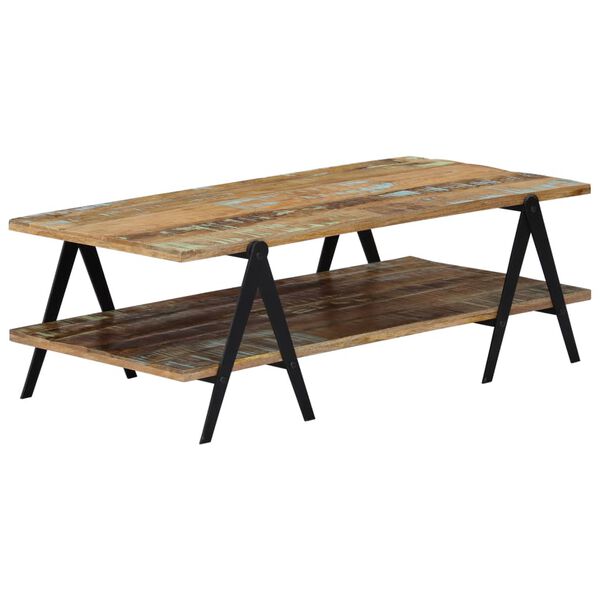 vidaXL Coffee Table Varied hues from reclaimed wood