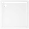 vidaXL Square ABS Shower Base Tray White 31.5"x31.5"