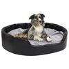 vidaXL Dog Bed Black and Grey