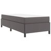 vidaXL Bed Frame with Mattress Grey 31.50 x 78.74 in Fabric