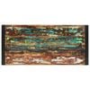 vidaXL Dining Table Multicolour Solid reclaimed wood, powder-coated steel