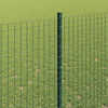 vidaXL Fence with Post Green 4.92 x 82.02 ft Steel
