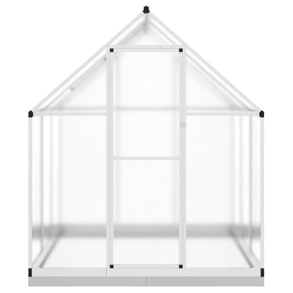 vidaXL Greenhouse Silver and transparent