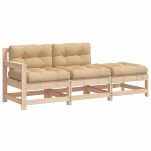 vidaXL Garden Lounge Set Beige