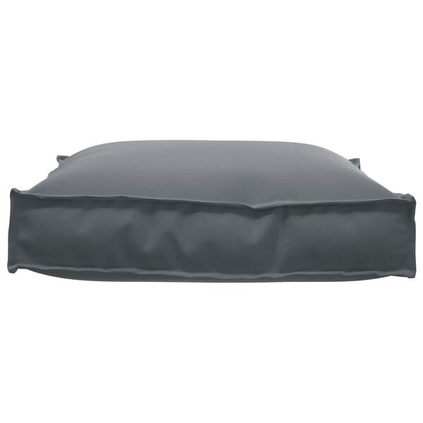 vidaXL Cushion Anthracite 27.56 x 27.56 x 4.72 in Oxford Fabric
