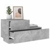 vidaXL Bedside Cabinet Concrete grey Engineered wood Medium