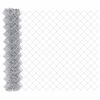vidaXL Chain Link Fence Silver 10 x 1.2 m Galvanized steel