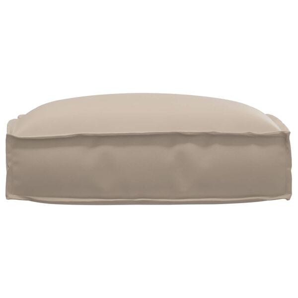 vidaXL Cushion Taupe 19.69 x 19.69 x 4.72 in Oxford Fabric