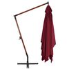 vidaXL Cantilever Garden Parasol Bordeaux red