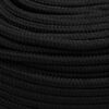 vidaXL Work Rope Black 0.39 " 820.2 ' Polyester