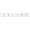vidaXL Gabion Basket Silver Galvanized Iron Wire Large
