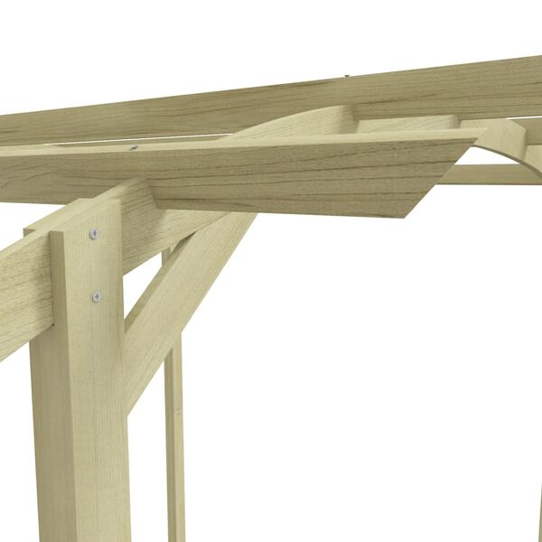 vidaXL Pergola Green Impregnated Pinewood 70.9 x 77.6 x 82.7 in Durable