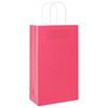 vidaXL Paper Bags 50 pcs with Handles Pink 8.3x4.3x14.2"