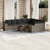 vidaXL Garden Sofa Set Grey