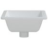 vidaXL Bathroom Sink White 14.2x12.4x6.5" Rectangular Ceramic
