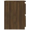 vidaXL Bedside Cabinet Brown Oak Engineered Wood Compact Bedside Cabinet