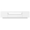 vidaXL TV Cabinet White Engineered wood 63 in x 13.8 in x 15.7 in