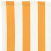 vidaXL Awning Replacement Fabric Yellow and White 129.92 x 76.77 in