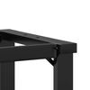 vidaXL Dining Table Legs O-Frame 31.5"x15.7"x28.7" Steel