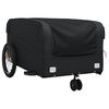 vidaXL Bike Trailer Black 99.2 lb Iron