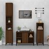 vidaXL Sink Cabinet Brown Oak Engineered Wood Medium
