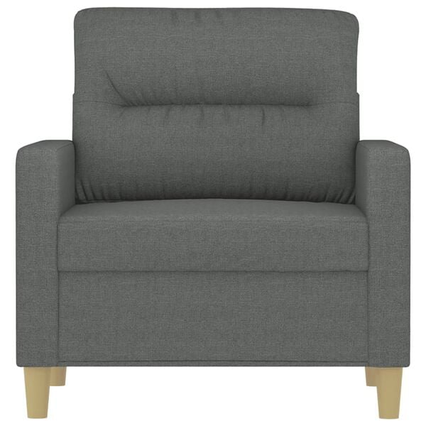vidaXL Sofa Chair Dark gray Fabric (100% polyester), metal, textilene