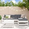 vidaXL Garden Lounge Set White, Anthracite
