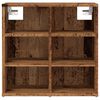 vidaXL Shoe Cabinet Set of 2 Old wood Engineered wood Medium Storage