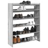 vidaXL Shoe Rack Grey Sonoma Engineered Wood Shoe Rack Rectangular