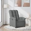 vidaXL Recliner Chair Dark grey Polyester fabric, metal, plywood Large
