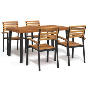 vidaXL Garden Dining Set Natural Acacia Wood