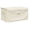 vidaXL Storage Box Set of 2 Cream