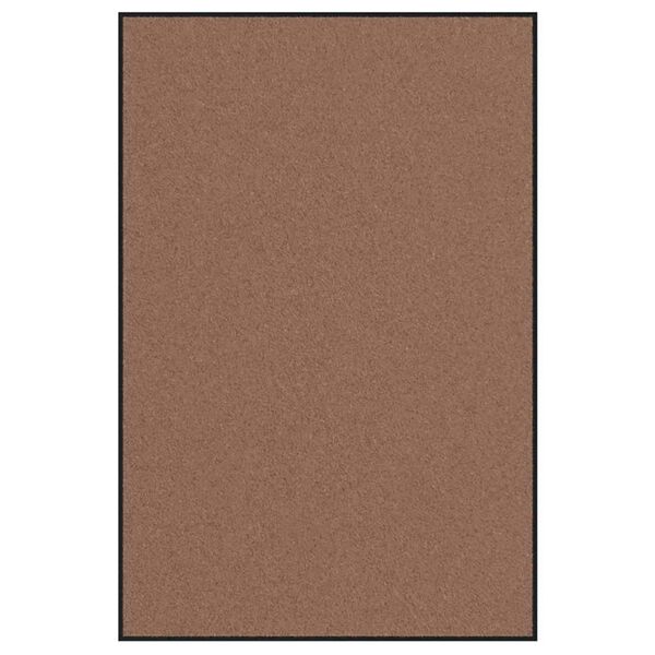 vidaXL Doormat Brown and Black 47.2" x 70.9" Polypropylene and vinyl