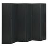 vidaXL 6-Panel Room Dividers 2 pcs Black 94.5"x70.9" Steel