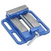 vidaXL Drill Press Vise Blue 3.94 " Cast Iron