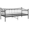 vidaXL Sofa Bed Frame Black Powder-coated metal 78.7 x 35.4 in