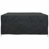 vidaXL Furniture Cover Plain Black 118.11 x 98.43 x 39.37 in 210D