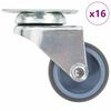 vidaXL 16 pcs Twin-wheel Swivel Casters 1.97 " (4x143437)
