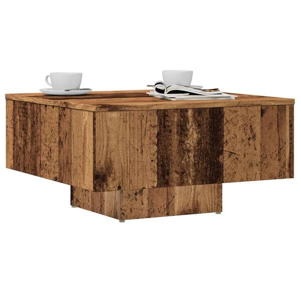 vidaXL Coffee Table Old wood Engineered wood Coffee Table Square