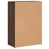 vidaXL Sideboard Brown Oak Engineered Wood Medium Sideboard