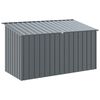 vidaXL Dog House Anthracite Galvanized Steel 77.2 x 35.8 x 43.3 in