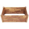 vidaXL Garden Raised Bed Natural wood color Solid acacia wood