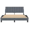 vidaXL Bed Frame Dark grey