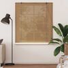 vidaXL Roller Blind with Curtains Manual Brown 59.06 x 62.99 in Bamboo