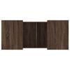 vidaXL Coffee Table Brown Oak Engineered Wood Medium Sliding Top