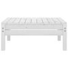 vidaXL Garden Lounge Set White Solid Pinewood Large Modular
