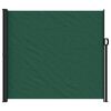 vidaXL Retractable Side Awning Dark Green